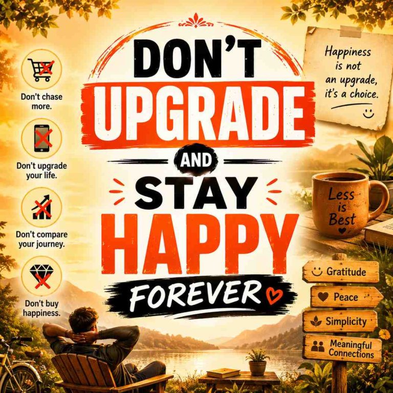Dont Upgrade , Stay Happy